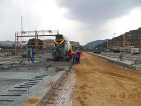 งานซ่อมพื้นสแลบคอนกรีต ลานตู้ ICD 1
